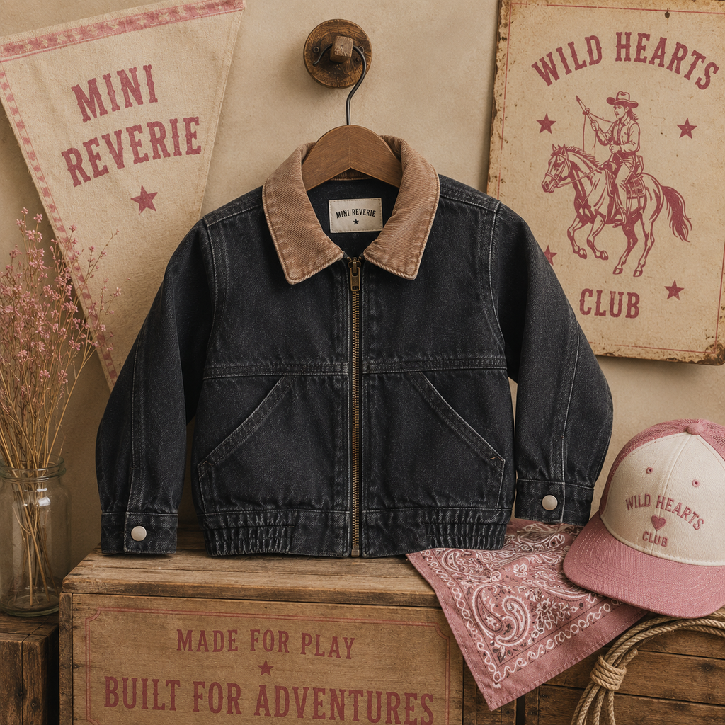 Mini Vintage Wash Denim Jacket