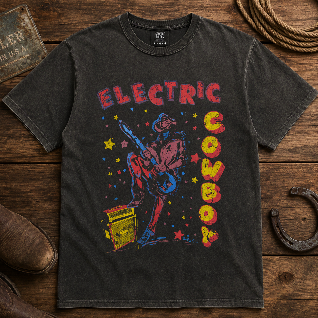 Electric Cowboy Graphic