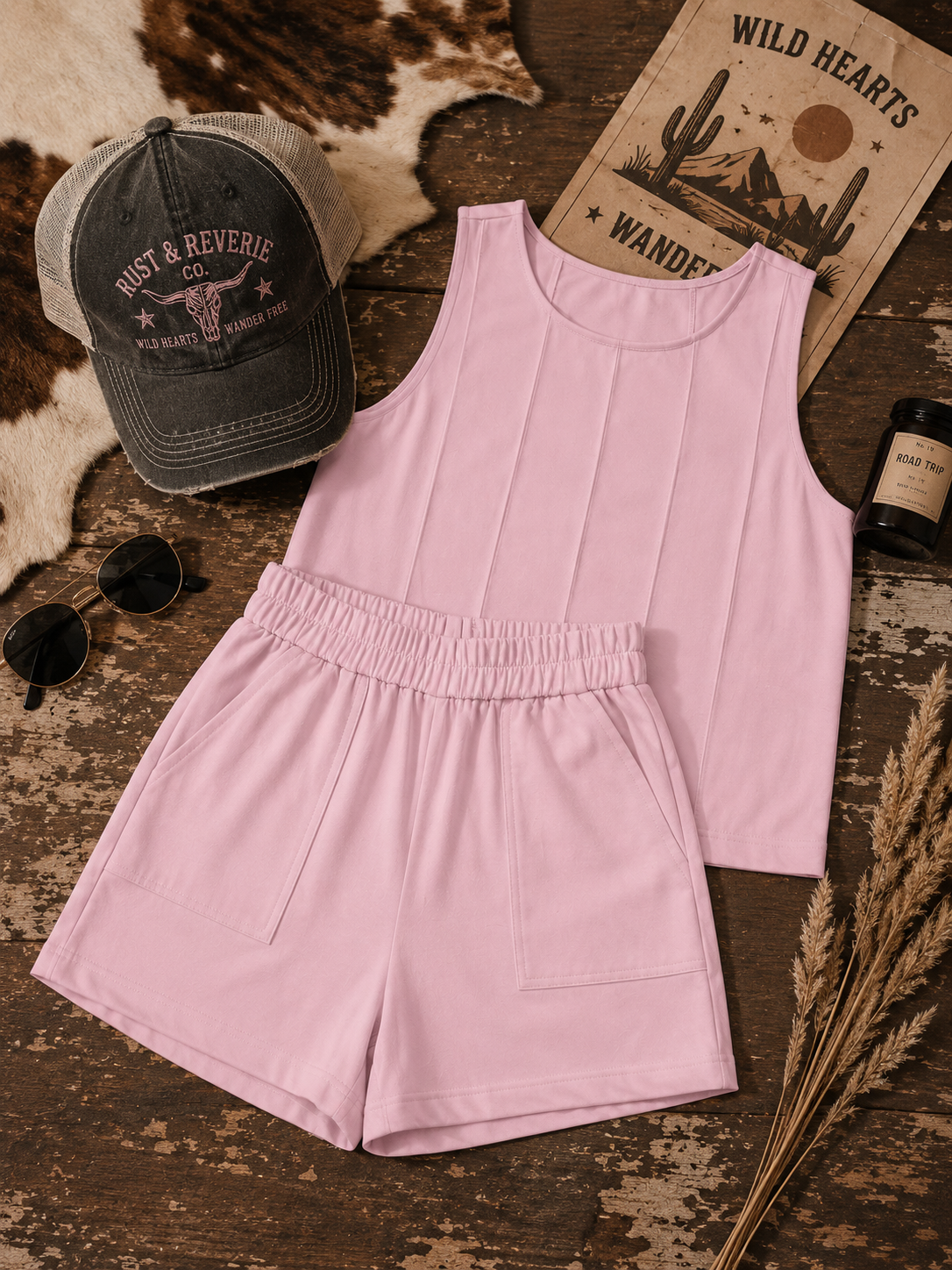 Stitched Detail Loose Set