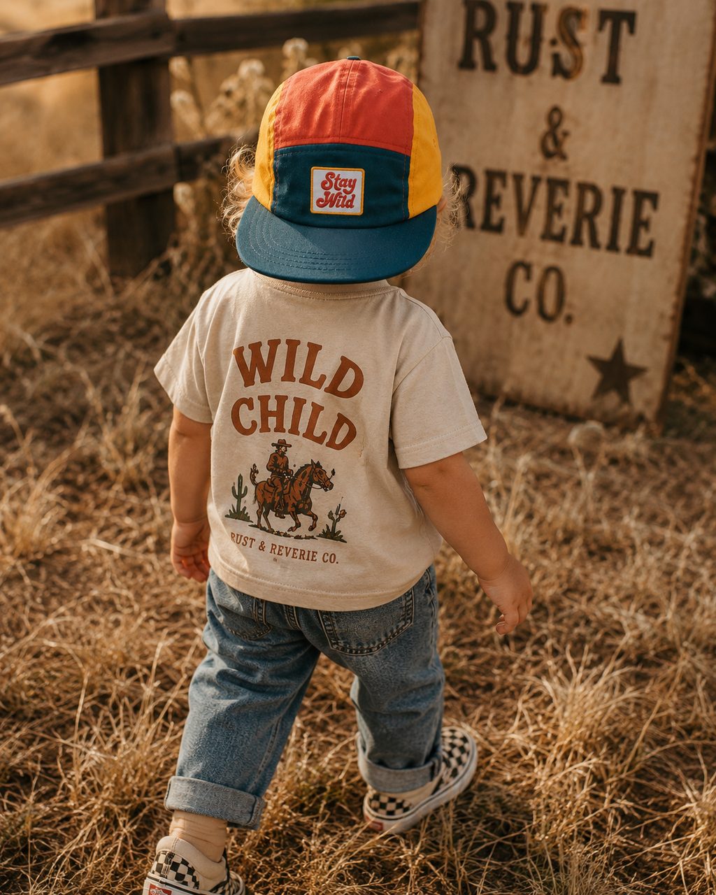 Mixed Panel Camp Hat