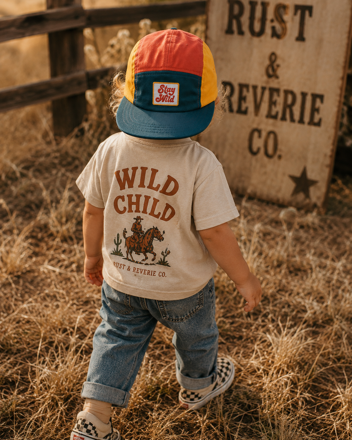 Mixed Panel Camp Hat