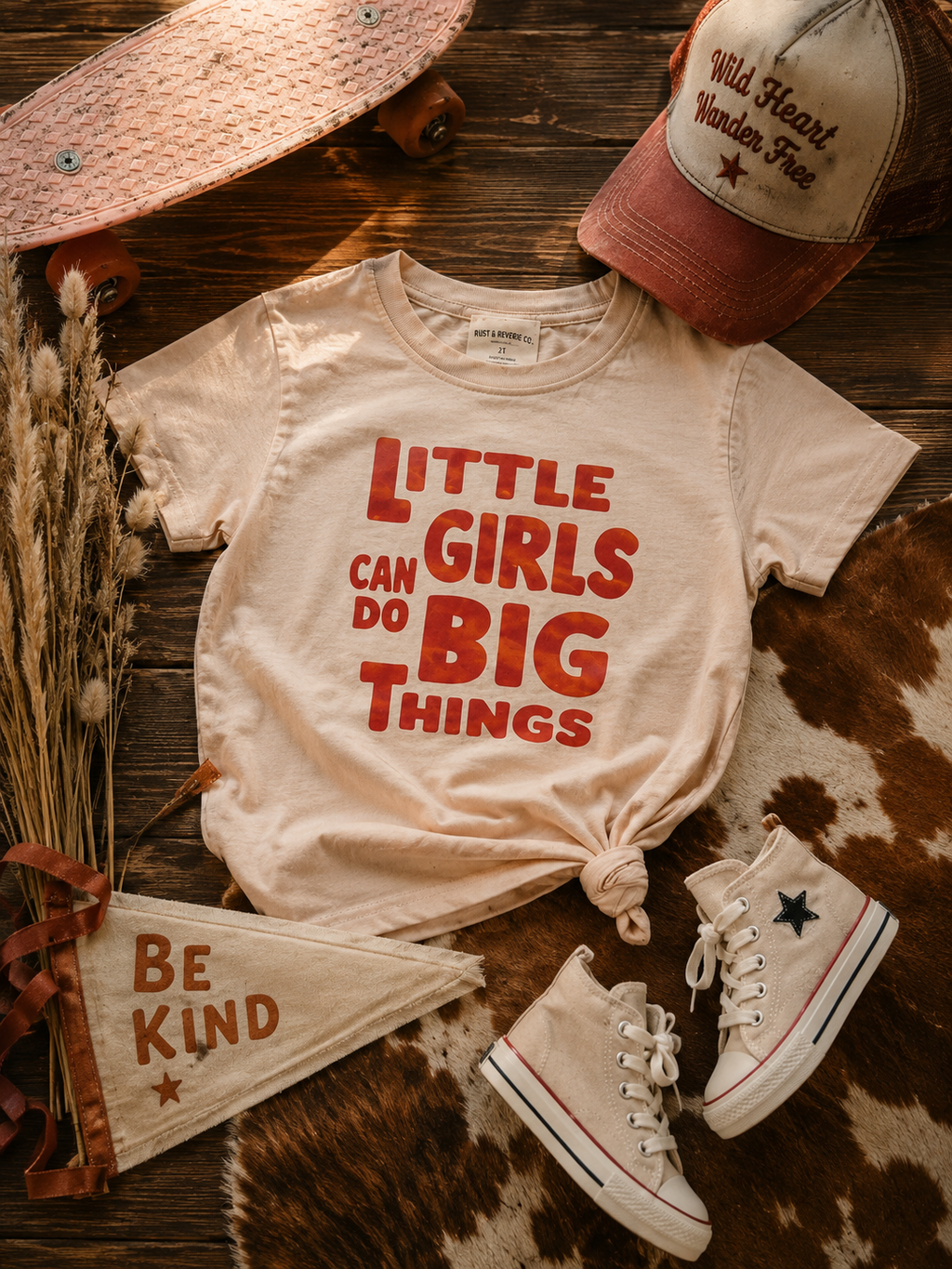 Little Girls Can Do Big Things Tee