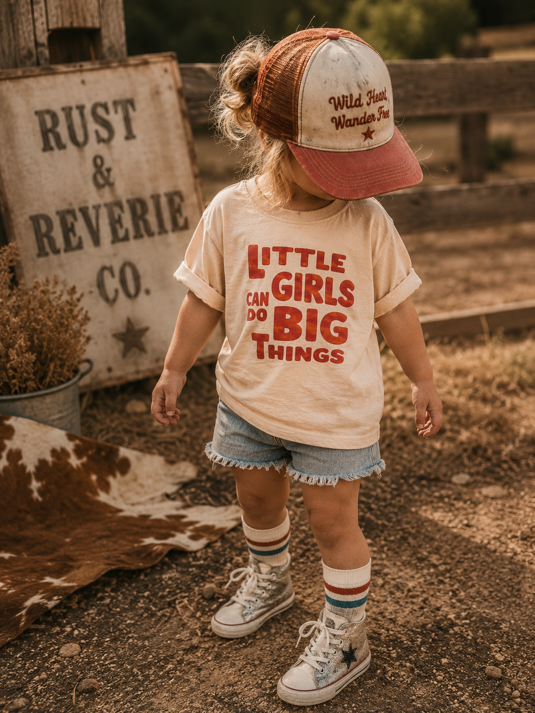 Little Girls Can Do Big Things Tee