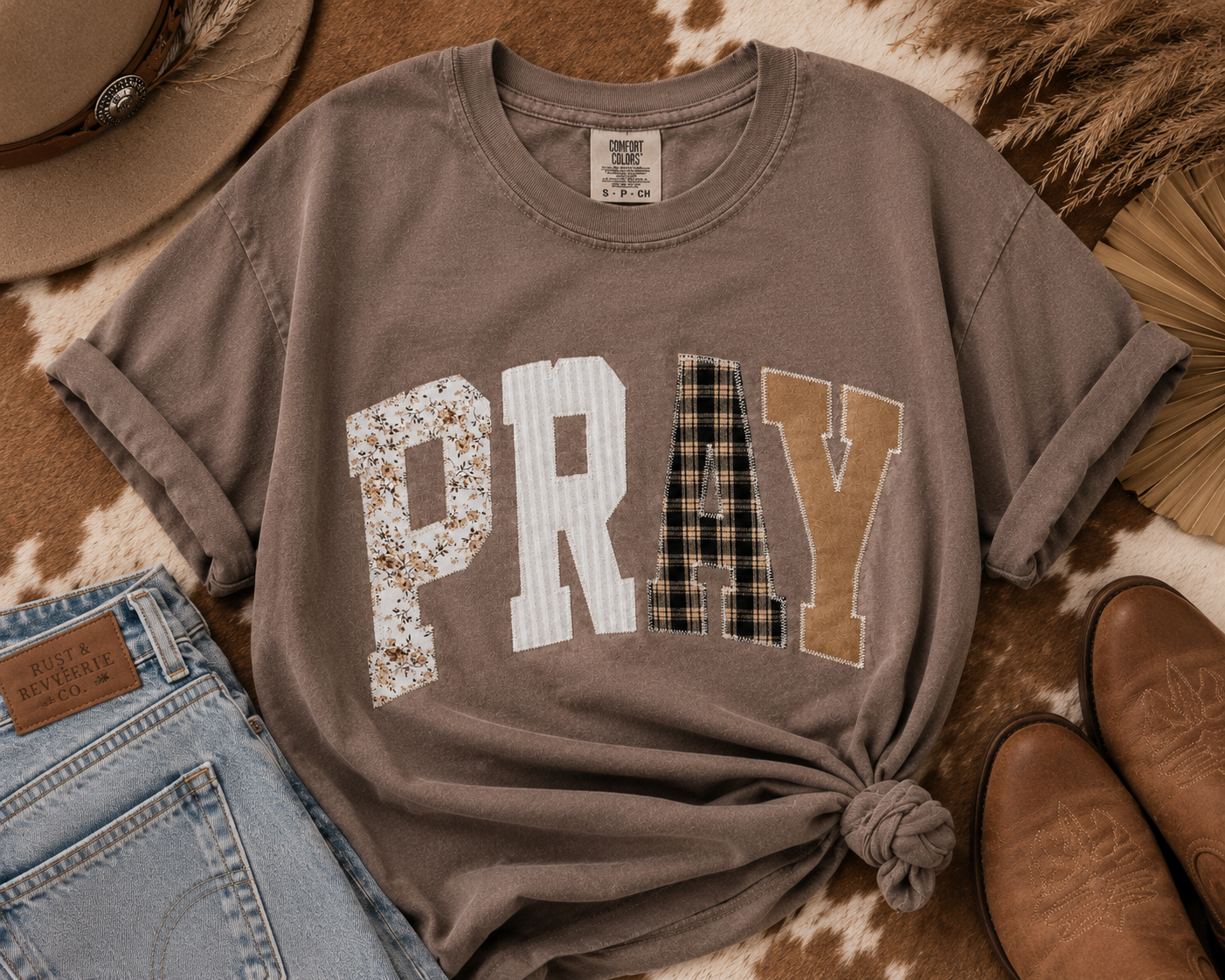 PRAY Quilt Tee