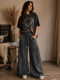 Mineral Patchwork Drawstring Pants