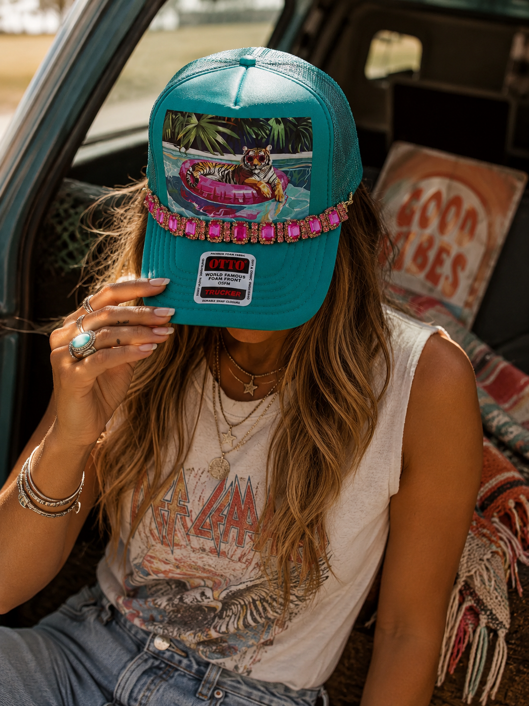 Poolside Paradise Trucker