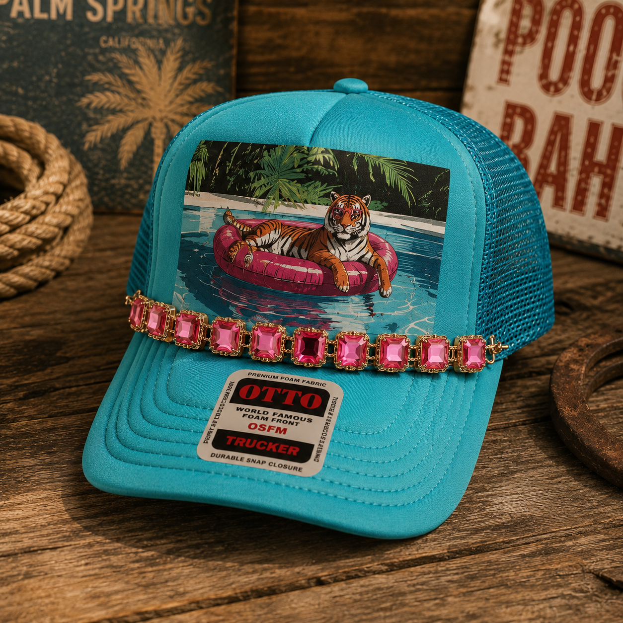 Poolside Paradise Trucker